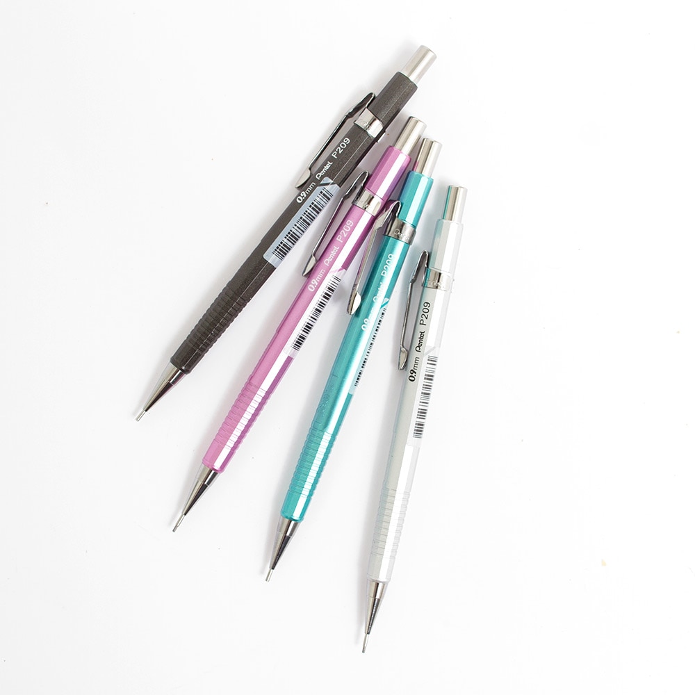 Pentel, Pencils, Art & School, Sharp, Metallic, 0.9mm, 228165